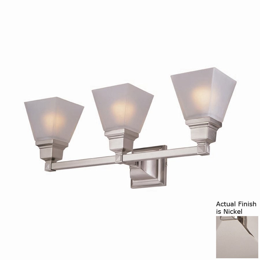 Dvi 3 Light Aurora Nickel Bathroom Vanity At Lowes Dvi 3 Light Aurora Nickel Bathroom Vanity At Lowes