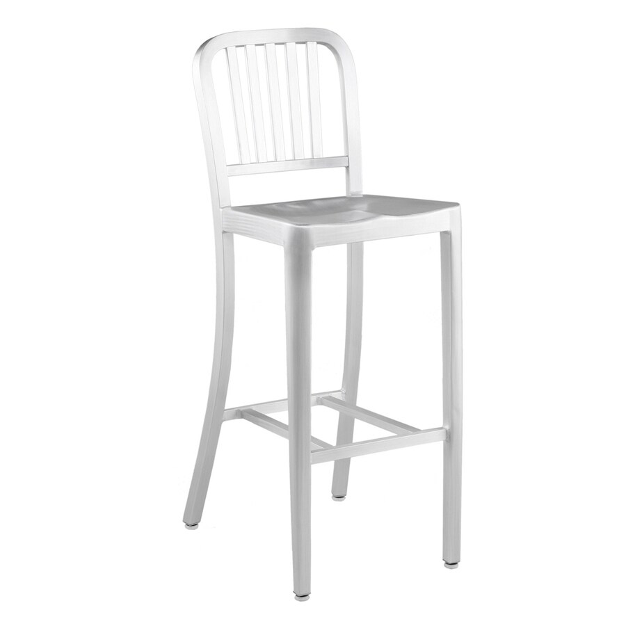 Eurostyle Cafe Aluminum 30 In Bar Stool At Lowes Eurostyle Cafe Aluminum 30 In Bar Stool