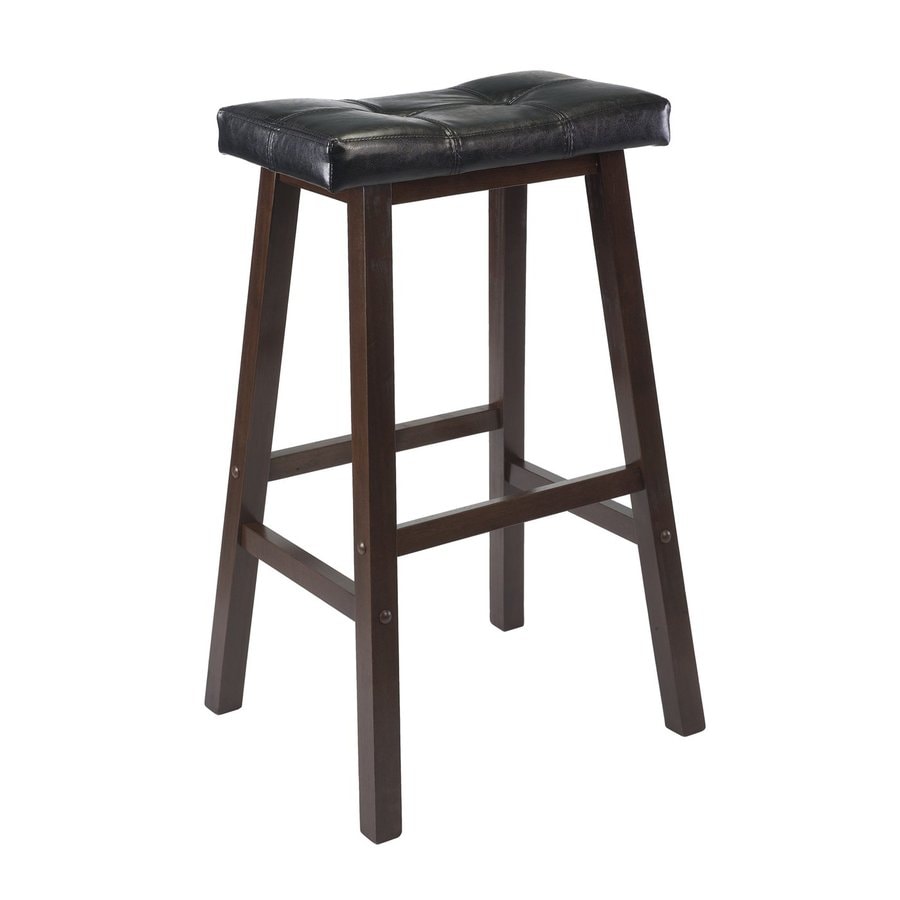 Winsome Wood Antique walnut Bar Stool at Lowes.com