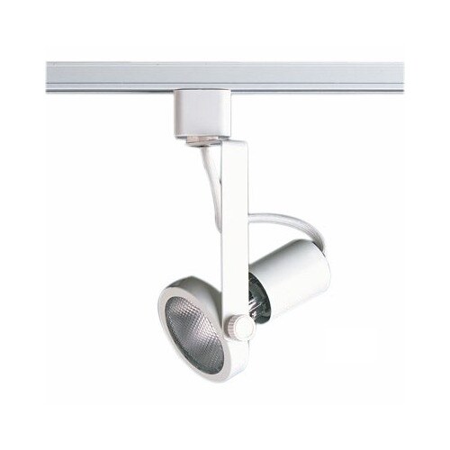 Cal Lighting White 3Wire Connection Gimbal Linear Track Lighting Head