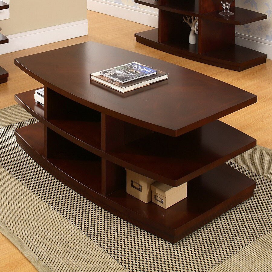 Steve Silver Company CD350C Citadel Cherry Rectangular Coffee Table
