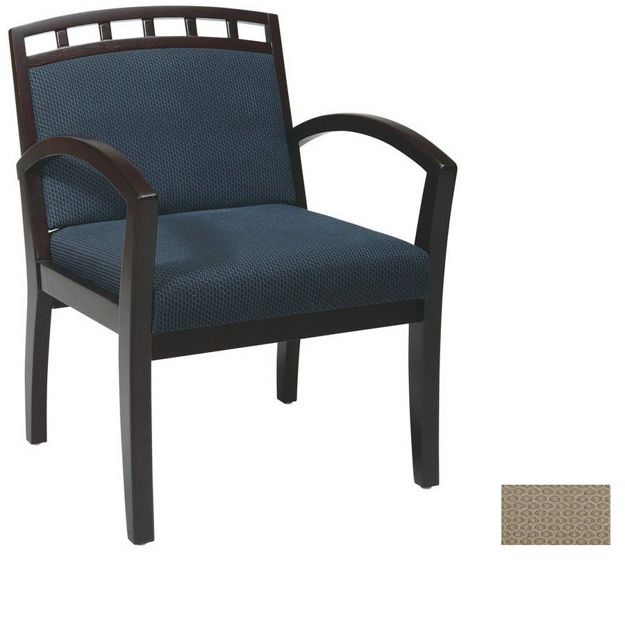 Office Star WD1648-344 Worksmart Espresso Reception Chair