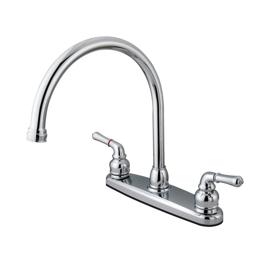 Elements of Design Magellan Chrome 2Handle Deck Mount HighArc Kitchen