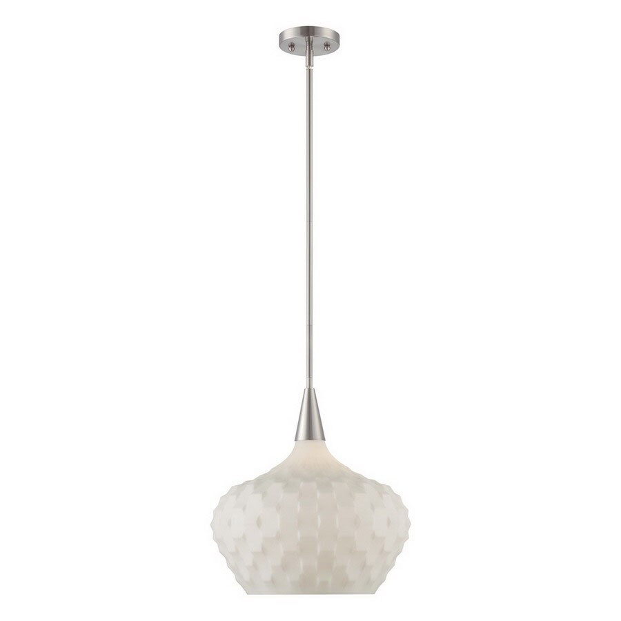 Elegant Lighting LD2410WH White Kenneth 14 Wide Pendant