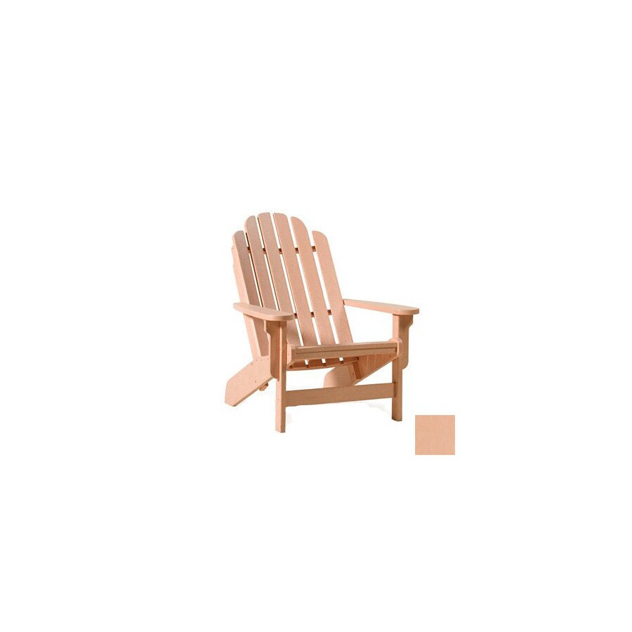 Siesta Furniture Bayfront Peach Plastic Adirondack Chair At Lowes