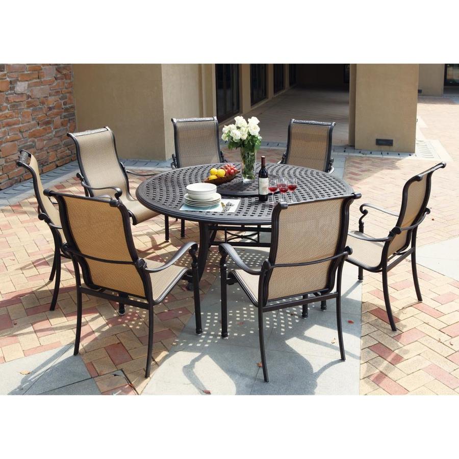 Darlee Monterey Bay 8 Piece Antique Bronze Aluminum Patio Darlee Monterey Bay 8 Piece Antique Bronze Aluminum Patio Dining Set