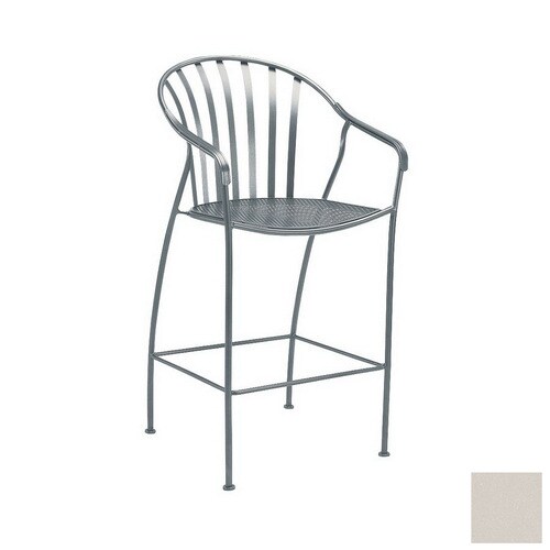 Cascadia Valencia Wrought Iron Patio Bar-Height Chair at Lowes.com