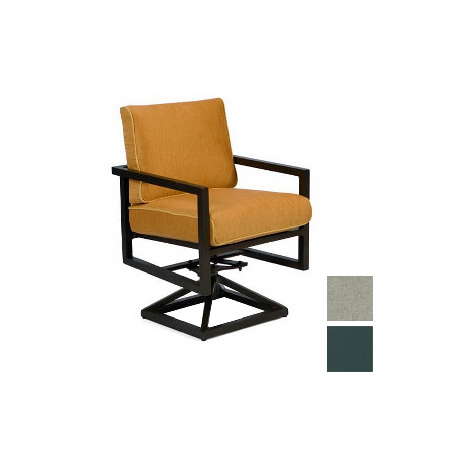 Cascadia ATG6769113 Salona Cast Aluminum Swivel Rocker Patio Dining Chair