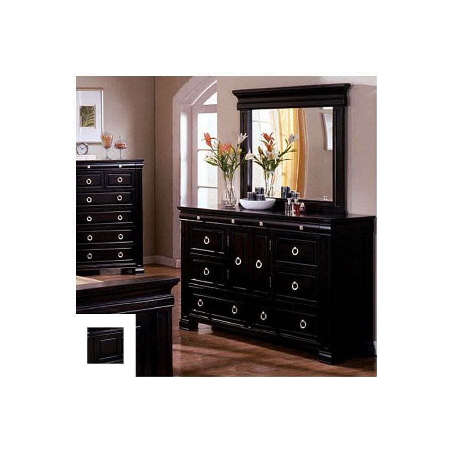 Furniture Of America Cambridge Dark Espresso 8 Drawer Dresser In The Dressers Department At Lowes Com
