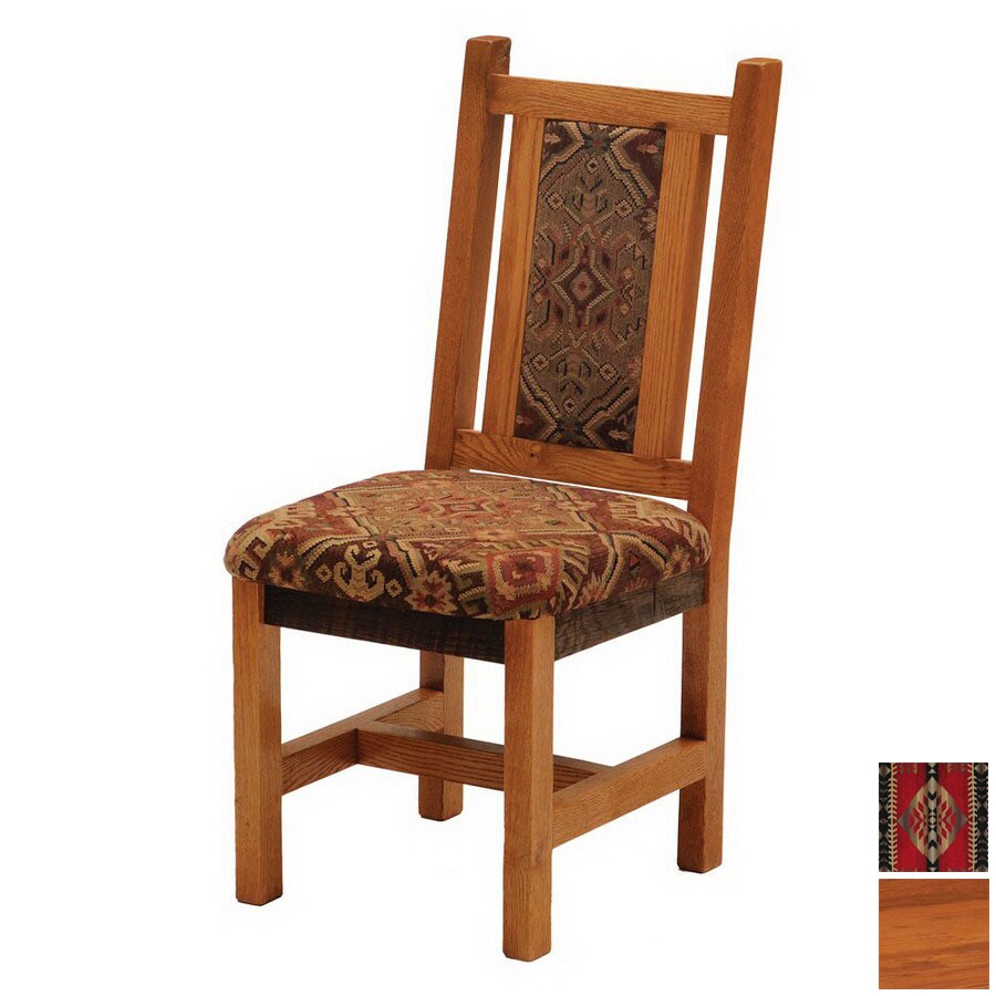 Fireside Lodge Furniture Barnwood Antique Oak Dining Chair at