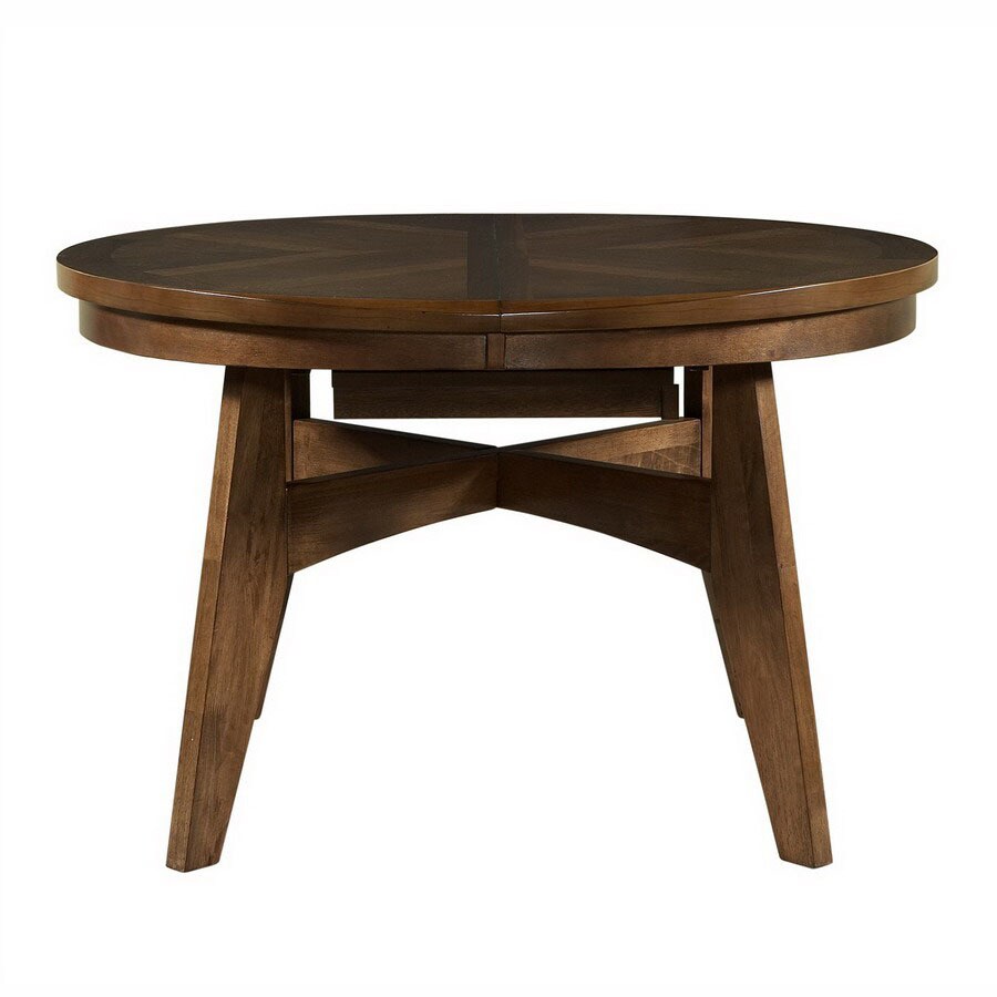 Powell Tiburon American Walnut Oval Dining Table At Lowes Powell Tiburon American Walnut Oval Dining Table