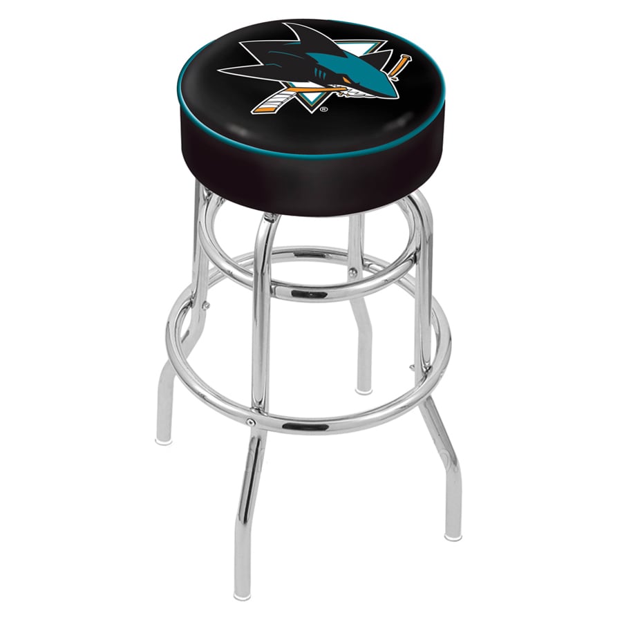 Shop Holland San Jose Sharks Chrome 25 In Counter Stool At Lowes pertaining to Amazing and Interesting counter stools san jose with regard to Current Home