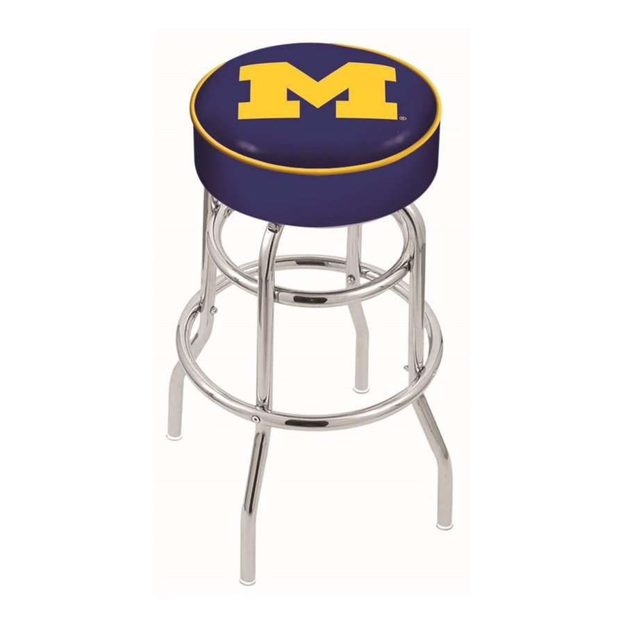 Holland University Of Michigan Wolverines Chrome Bar Stool At Com Holland University Of Michigan Wolverines Chrome Bar Stool