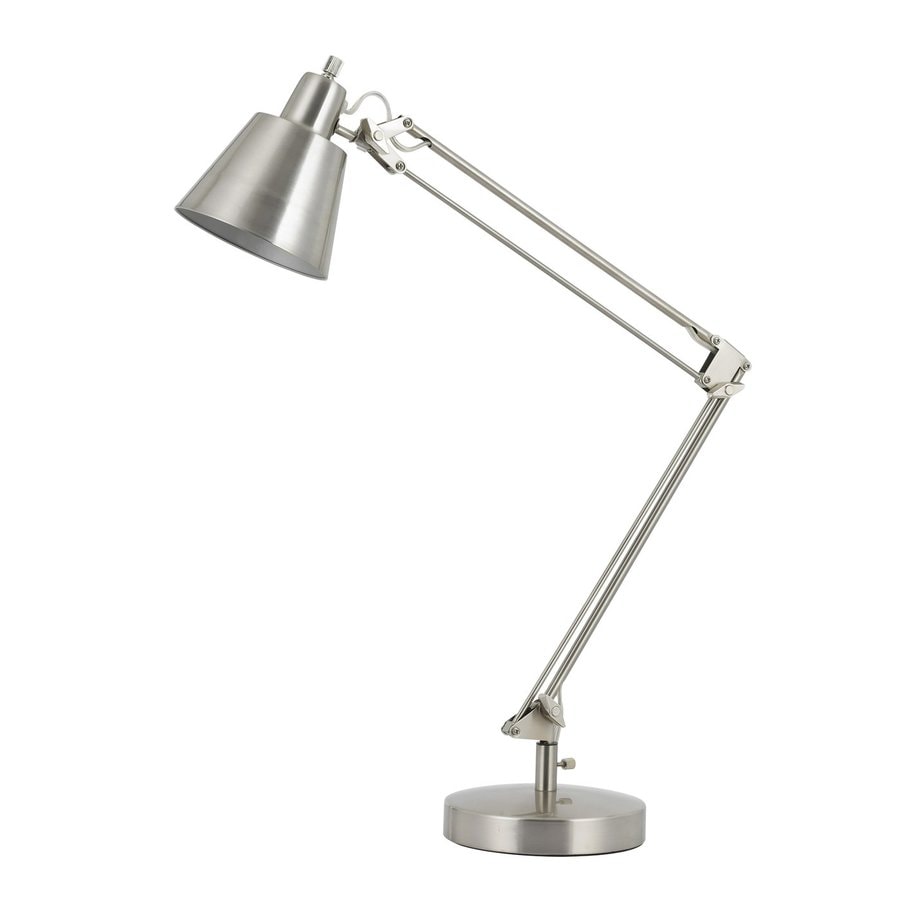 Cal Lighting Udbina 27-in Adjustable Silver Swing-arm Desk ...