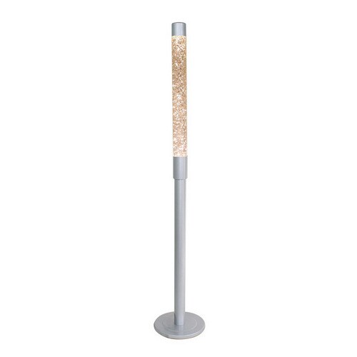 silver glitter floor lamp
