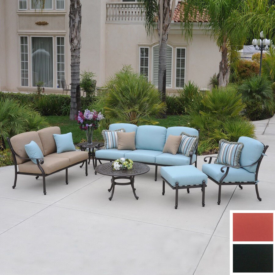 Meadow Decor ATG8385407 6-Piece Kingston Patio Conversation Set