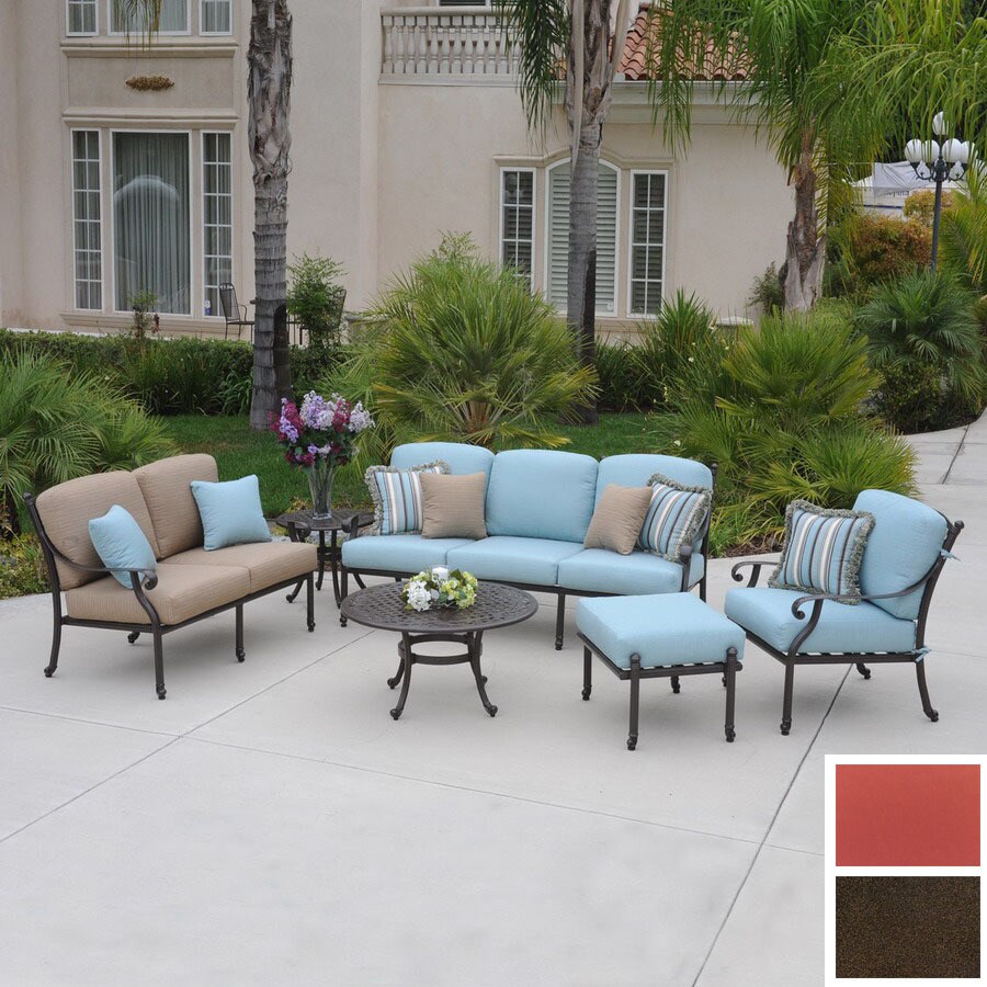 Meadow Decor 6Piece Kingston Patio Conversation Set at