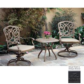 Patio Furniture Sets At Lowes Darlee Florence 3 Piece Aluminum Patio Conversation Set