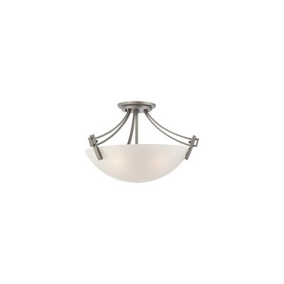 Thomas Lighting 19 3 4 In W Antique Pewter Semi Flush Mount Antique Pewter Semi Flush Mount