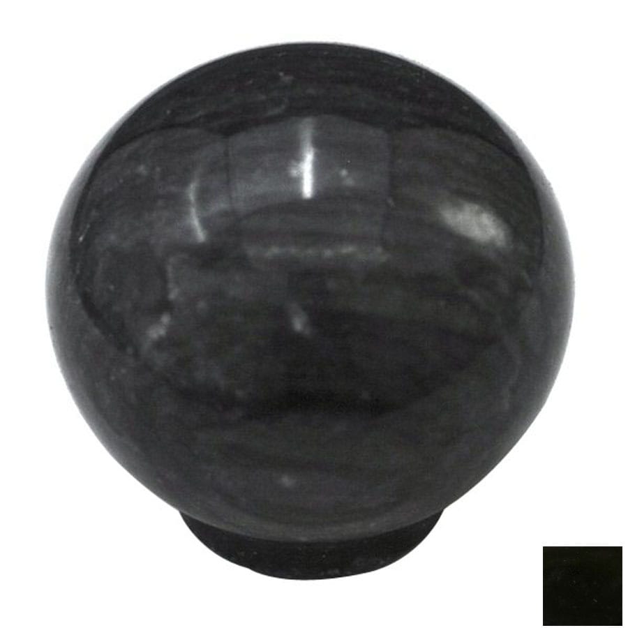 Cal Crystal Marble Black Round Cabinet Knob At Lowes Com