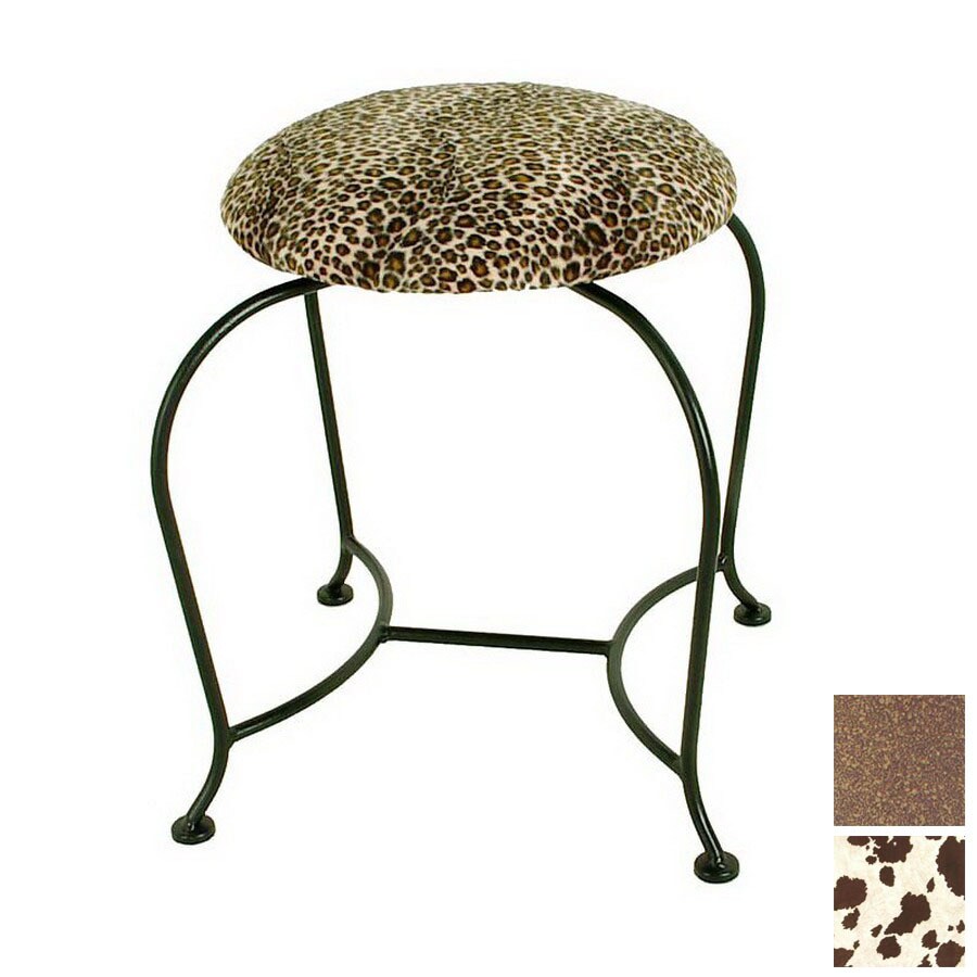 Grace Collection ATG6030294 18-in H Burnished Copper Round Vanity Stool