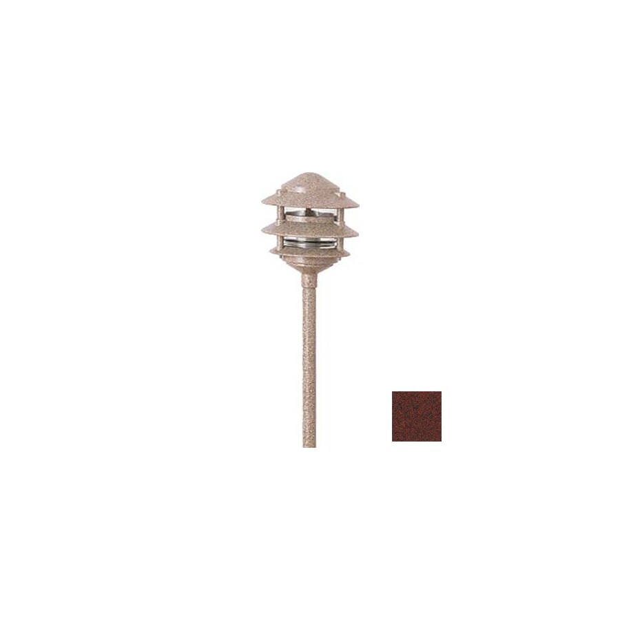Focus Industries AL-03-3T-T8-RST Rust 110-Volt Path Lights