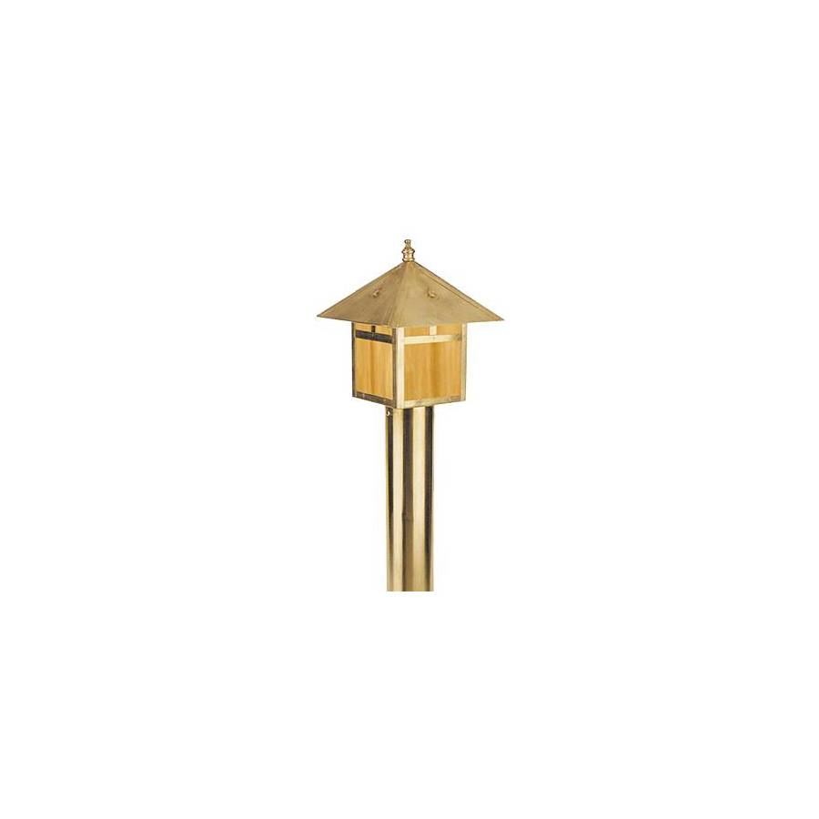 Focus Industries AL-09-T8-BAR Brass Acid Rust 110-Volt Path Lights