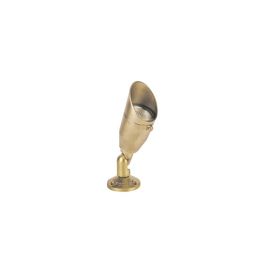 Focus Industries DL-22-BAR Brass Acid Rust Low-Voltage Halogen Spotlights