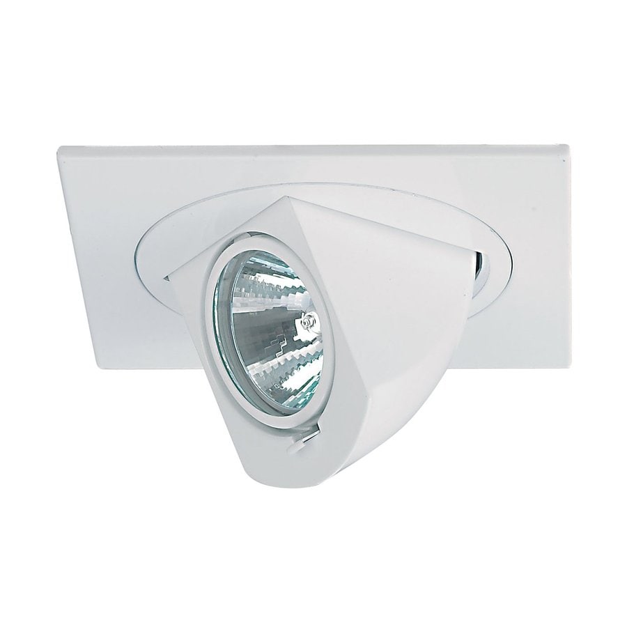 Nora Lighting White Eyeball Recessed Light Trim (Fits ...