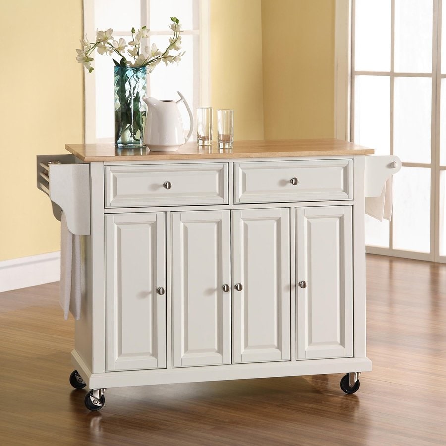 Shop Kitchen Islands & Carts at Lowes.com - Crosley Furniture 52-in L x 18-in W x 36-in H