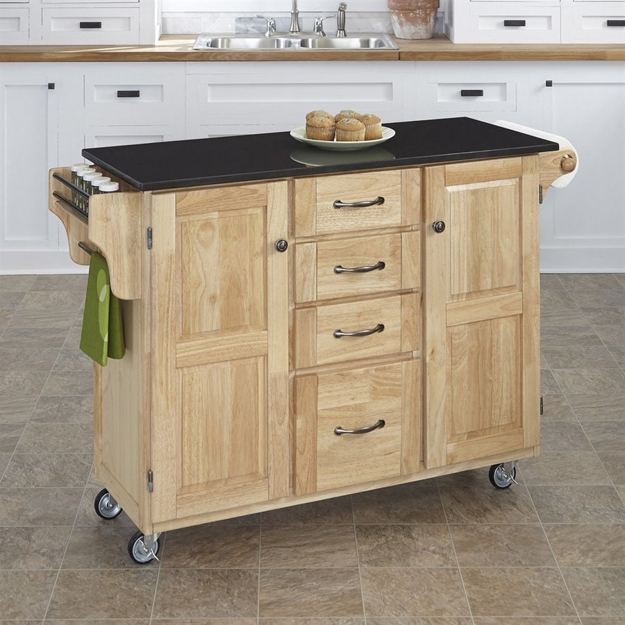 Home Styles Brown Scandinavian Kitchen Carts at Lowes.com