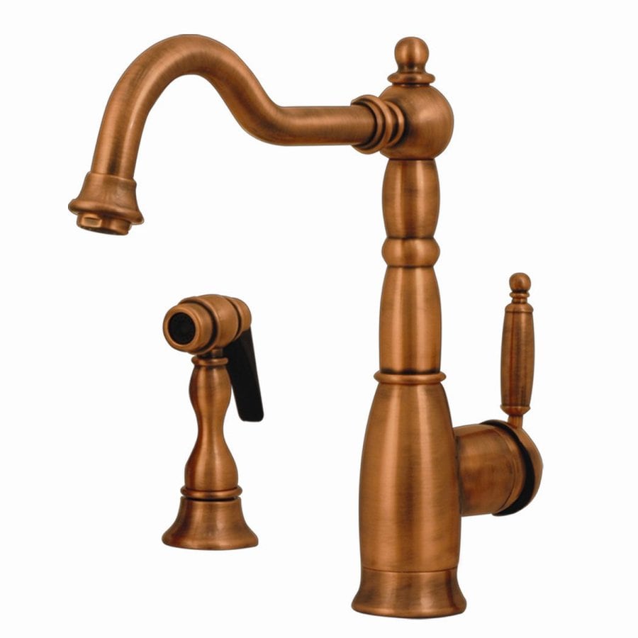 Whitehaus Collection Essexhaus Antique Copper 1-Handle ...