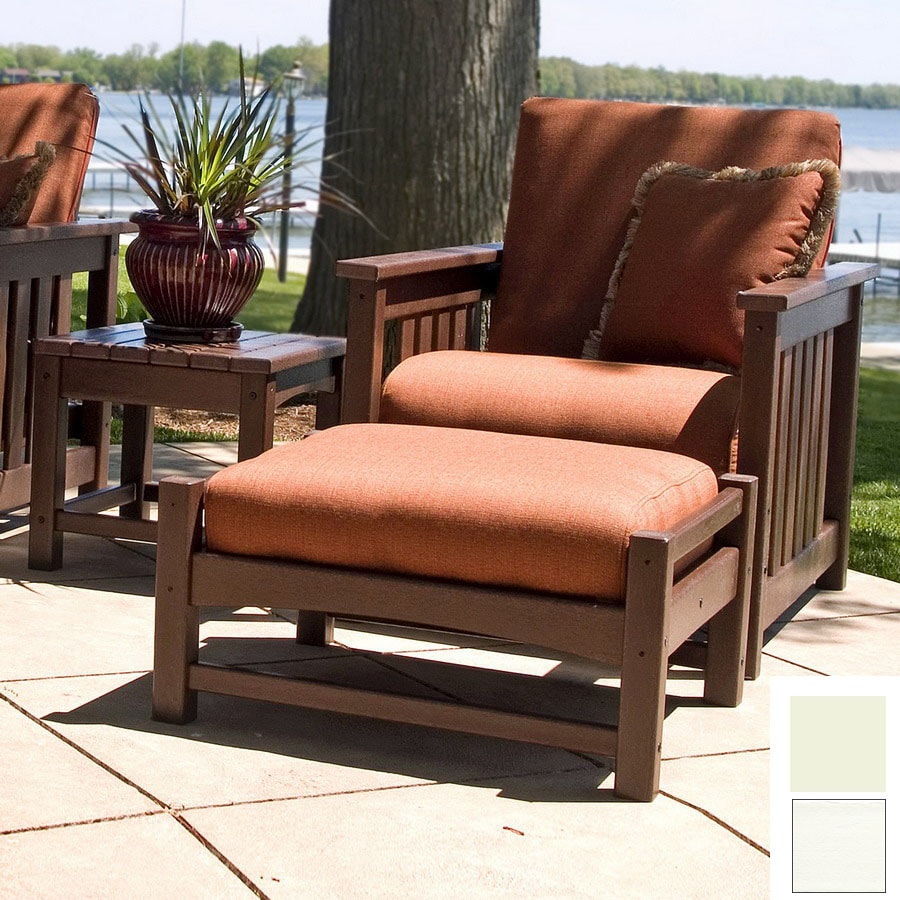 POLYWOOD 3-Piece Deep Seating Club Mission Patio Conversation Set