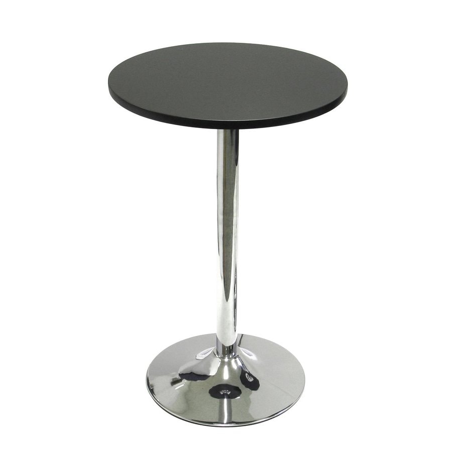 Shop Winsome Wood Bistro Black/Metal Round Bistro Table at Lowes.com