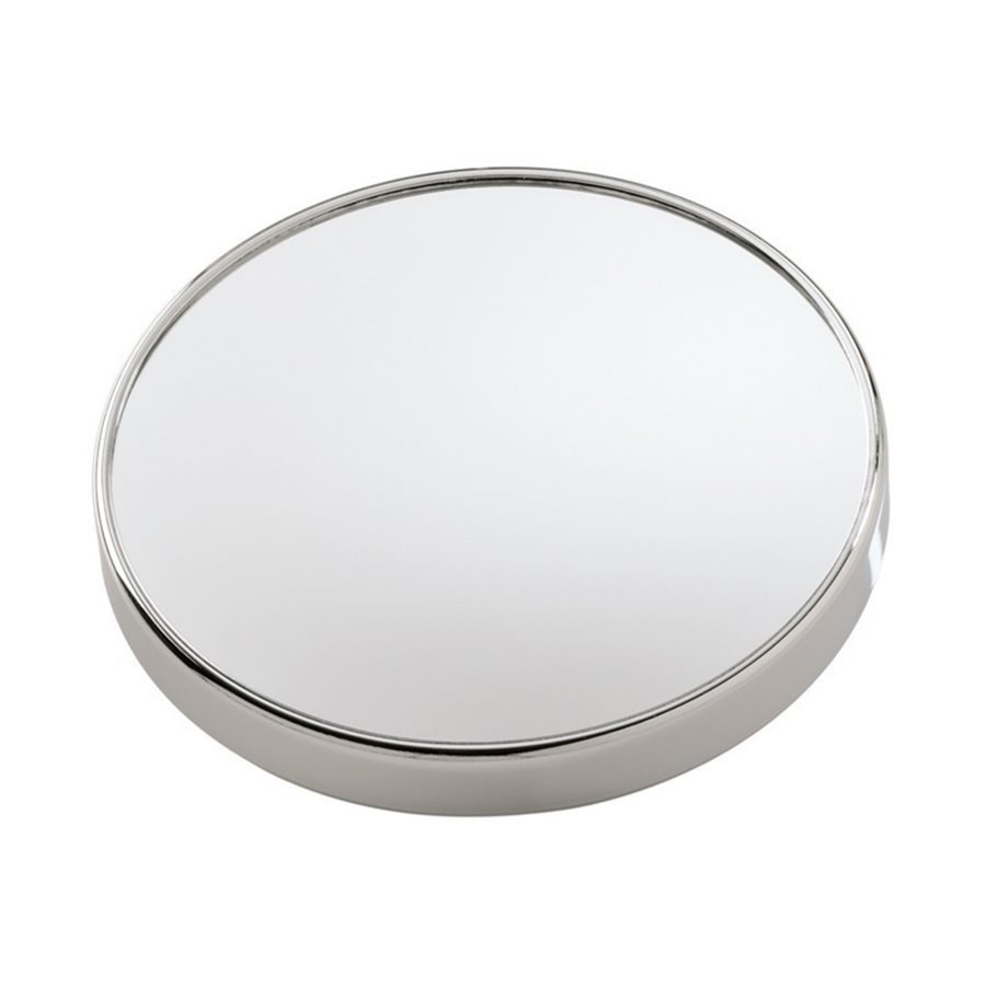 Nameeks Mirror Chrome Magnifying 5x Round Wall Mounted Vanity Mirror At Lowes Com - vanity roblox