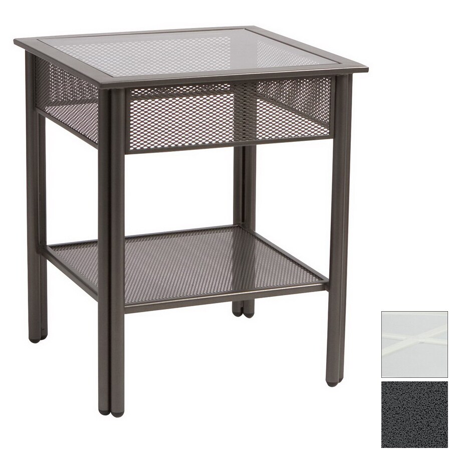 Cascadia Jax 20.8in x 20.8in Hammered Pewter Wrought Iron Square
