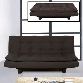 Futons Sofa Beds At Lowes Bh Design Click Clack Graphite Blue Polyester Futon