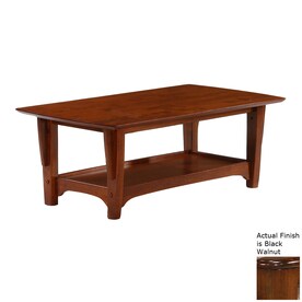 Coffee Tables At Lowes Night Day Furniture Premium Black Walnut Coffee Table