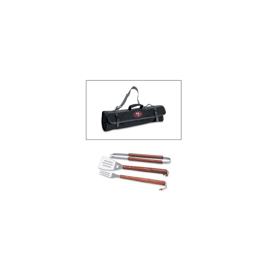 Picnic Time 3 Piece BBQ Set with Tote