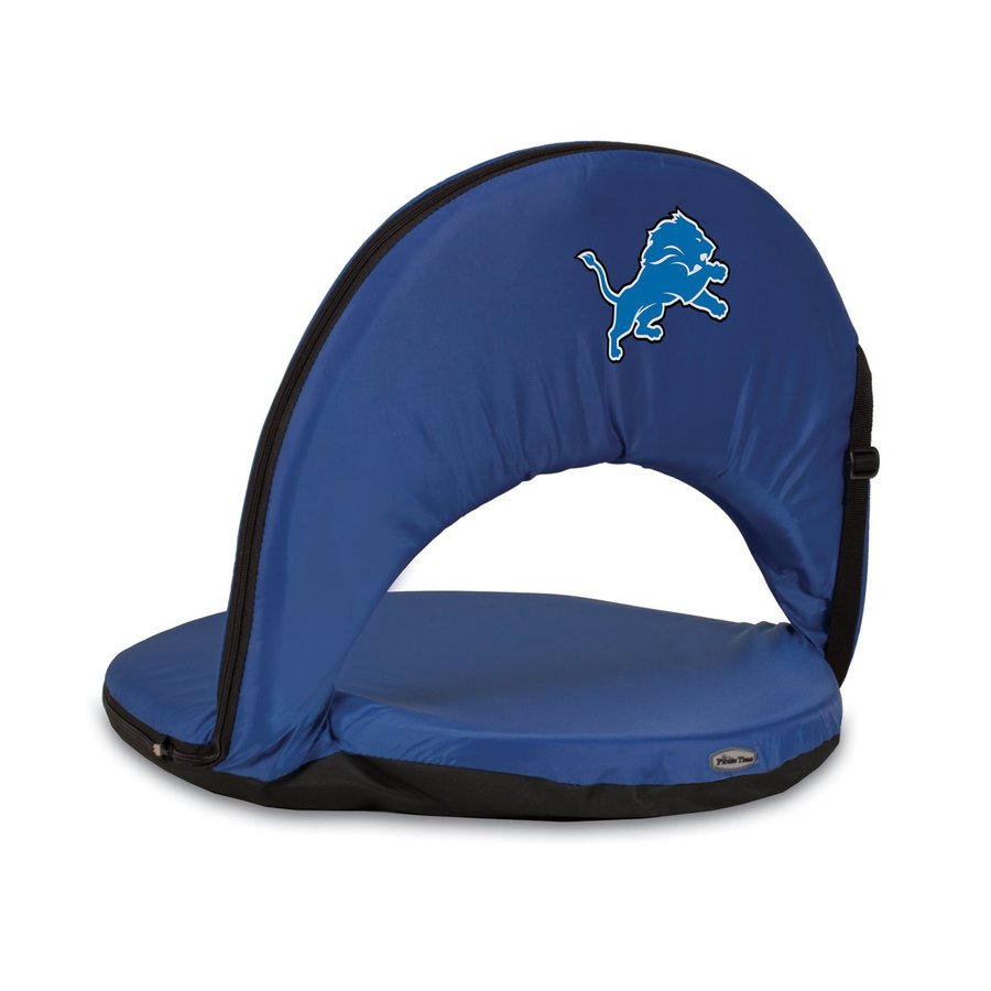 Picnic Time Indoor Outdoor Steel Detroit Lions Bleacher Folding Chair In The Folding Chairs Department At Lowes Com