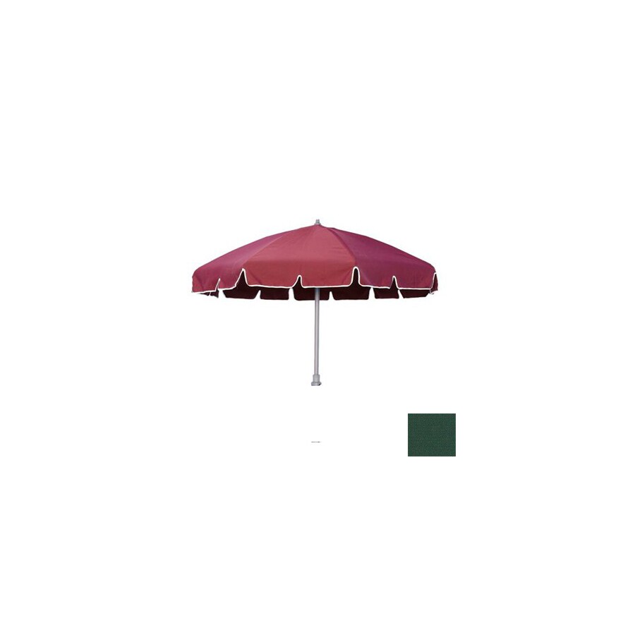 Shade Trends 7 Ft 6 In Forest Green Patio Umbrella In The Patio Umbrellas Department At Lowes Com