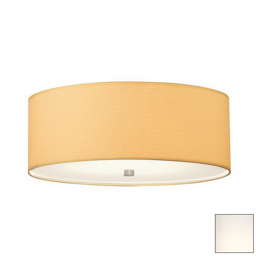 stout Oorlogsschip zweer Philips Forecast 9-in x 24-in White Grasscloth Lamp Shade in the Lamp Shades  department at Lowes.com