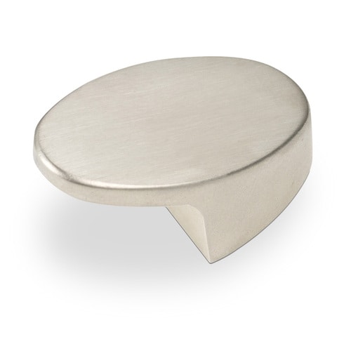 Topex Hardware Contemporary Satin Nickel Oval Knob at