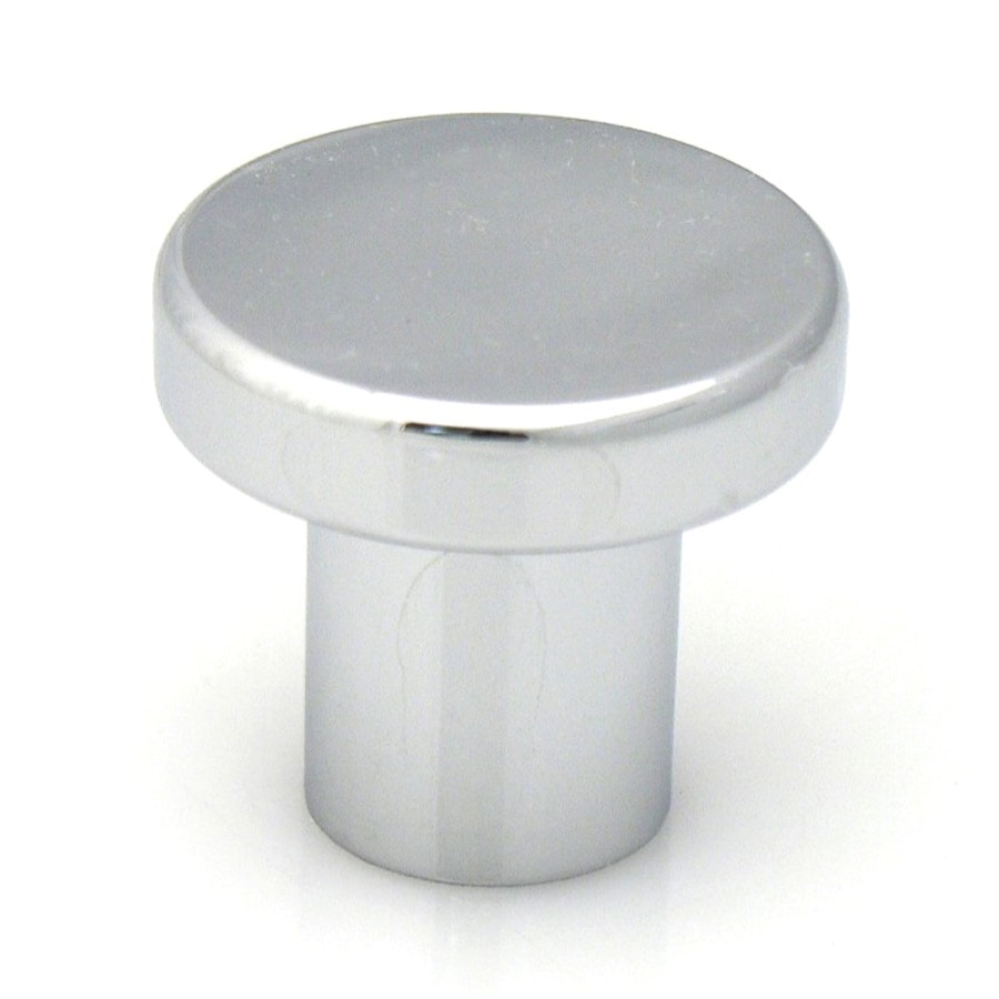 Topex Hardware Contemporary Bright Chrome Round Cabinet Knob At 9070