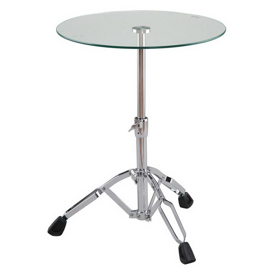 Eurostyle Drum Chrome Round End Table At Com Eurostyle Drum Chrome Round End Table