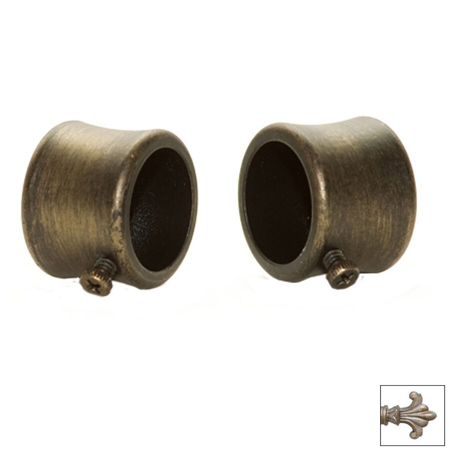 Gould New York Golden Silver Socket Drapery Hardware At Lowes Com