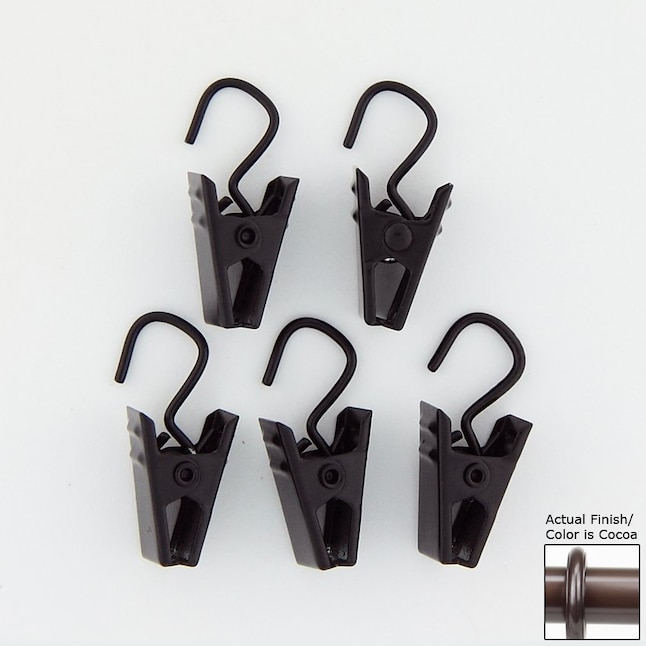 Rod Desyne 15-07 24-Pack Cocoa Steel Curtain Ring