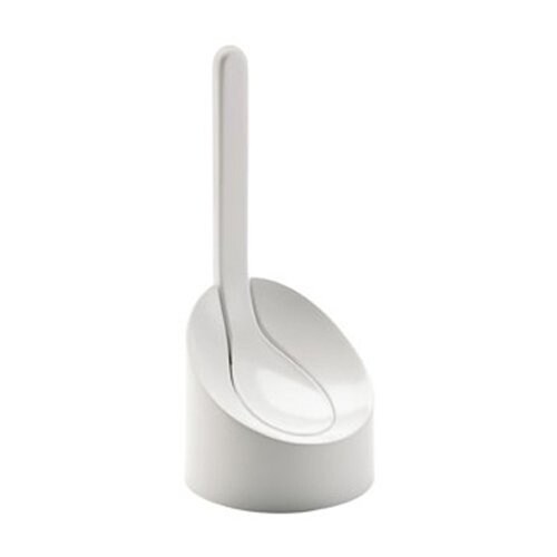 Nameeks Gedy Cucciolo White Plastic Toilet Brush Holder in the Toilet Brush Holders department