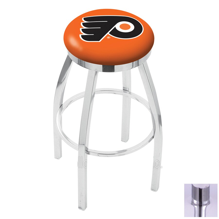 Holland Philadelphia Flyers Chrome 25 In Swivel Counter Bar Holland Philadelphia Flyers Chrome 25 In Swivel Counter Bar Stool