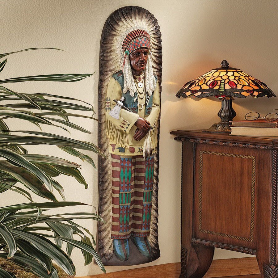 Design Toscano 13.5in W x 47in H Novelty HandPainted Wall Art in the